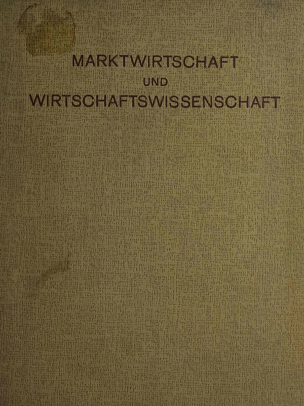 Marktwirtschaft und Wirtschaftswissenschaft
