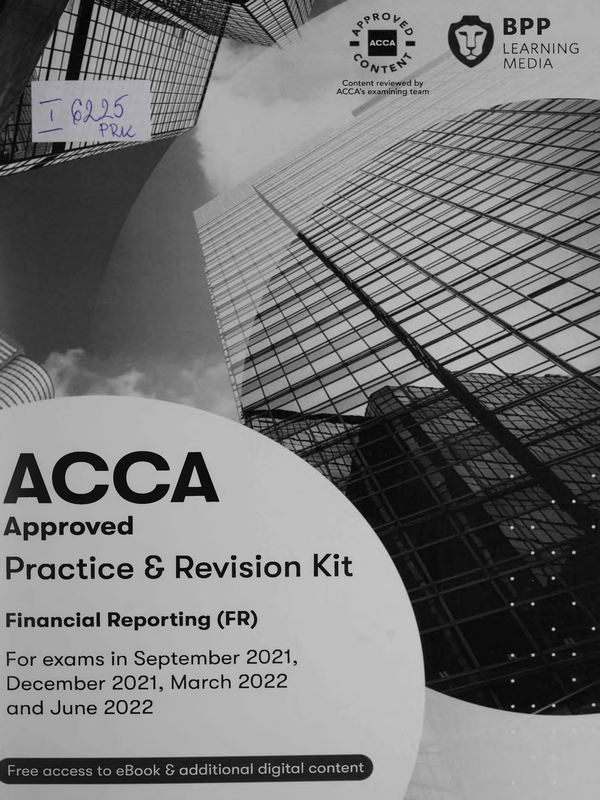 Financial Reporting (FR)  : ACCA