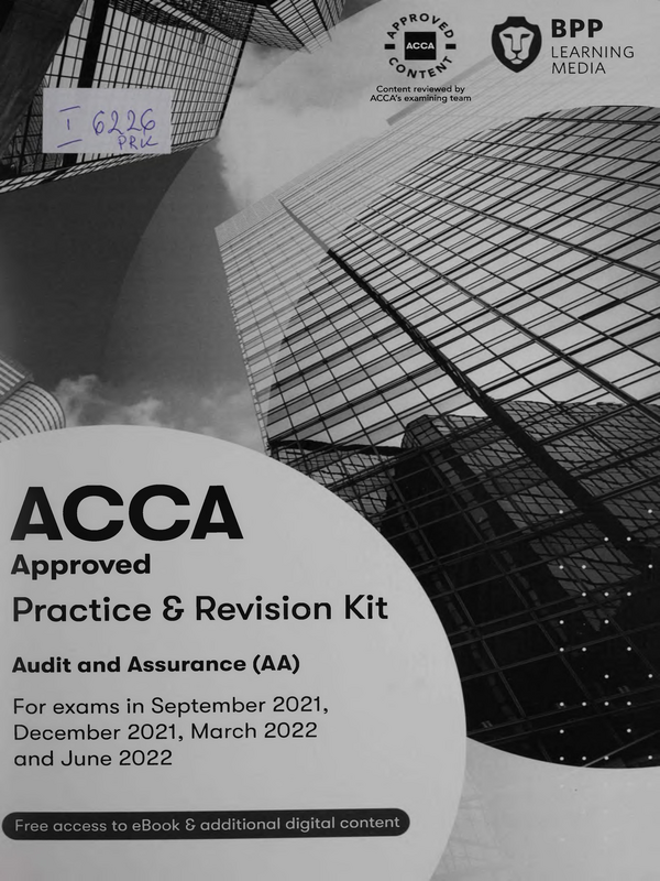 Audit and Assurance (AA)  : ACCA