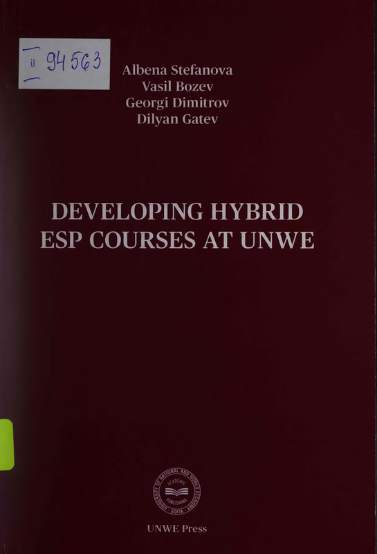 Developing Hybrid ESP Courses at UNWE
