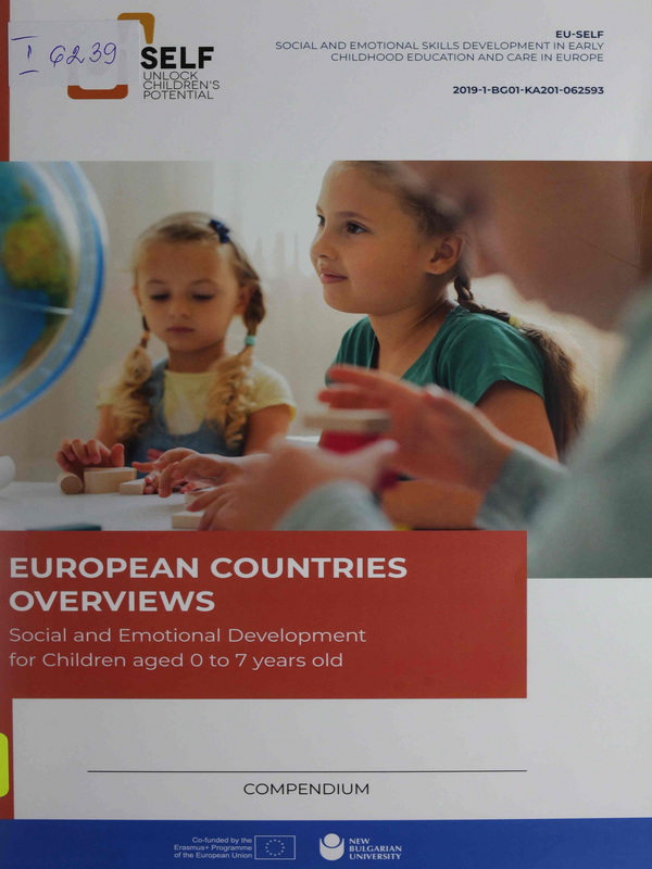 European Countries Overviews : Social and Emotional Development for Children aged 0 to 7 years old