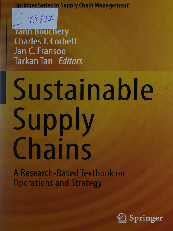 Sustainable Supply Chains