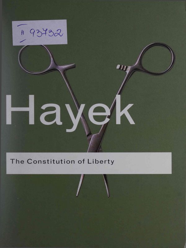 The Constitution Of Liberty
