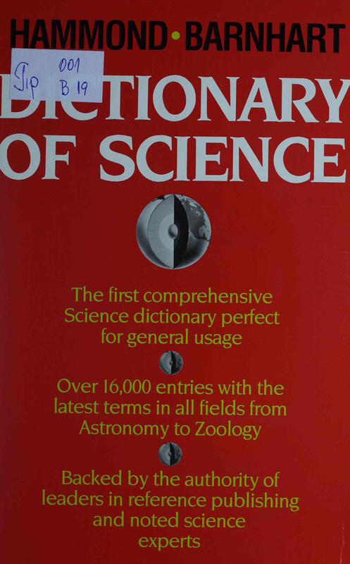 The Hammond Barnhart dictionary of science