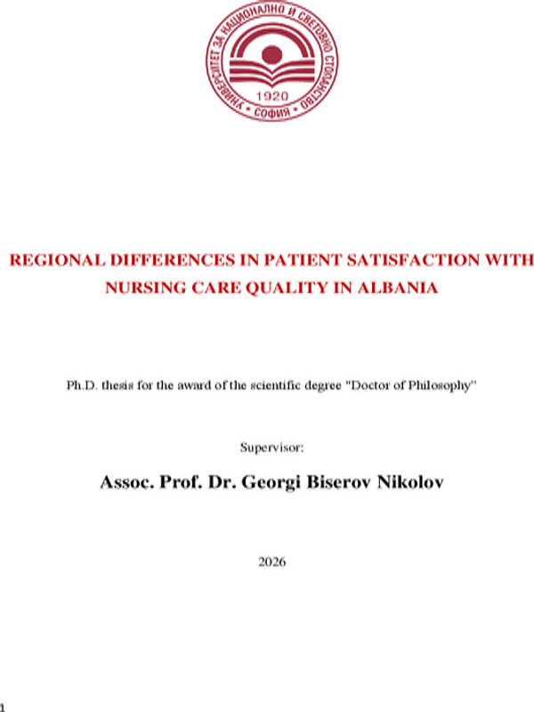 Regional Differences in Patient Satisfaction with Nursing Care Quality in Albania