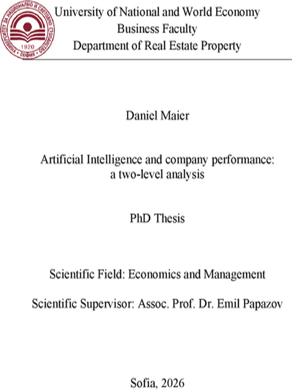 Artificial Intelligence and Company Performance: A Two-Level analysis
