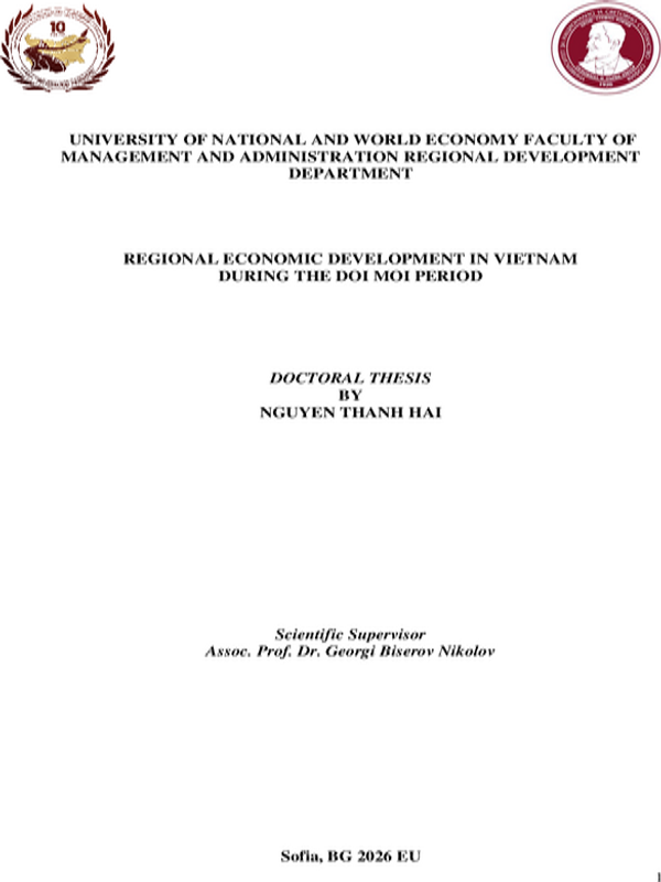Regional Economic Development in Vietnam During the Doi Moi Period